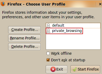 Firefox Profile'