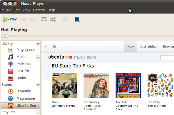 Ubuntu One Music Store