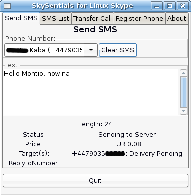 SkySentials for Linux Skype