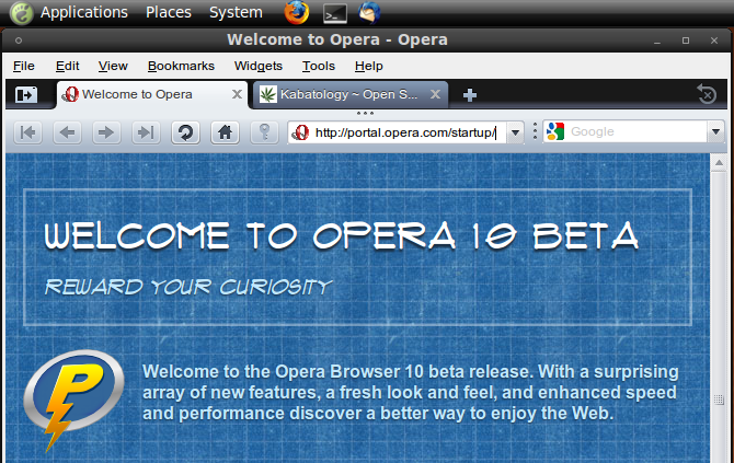 Opera 10 Beta Opera 10 Beta