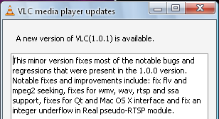 VLC 1.0.1