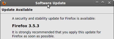 Firefox 3.5.3 Update