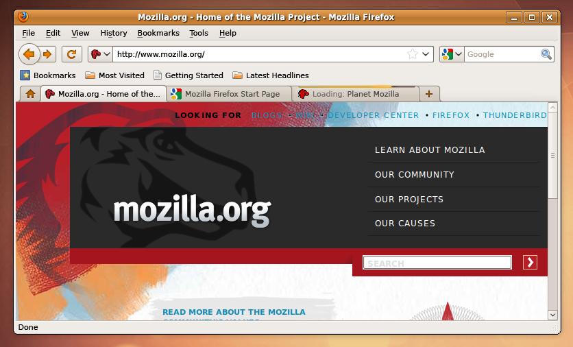 Firefox 3.7 Linux Theme Mockups