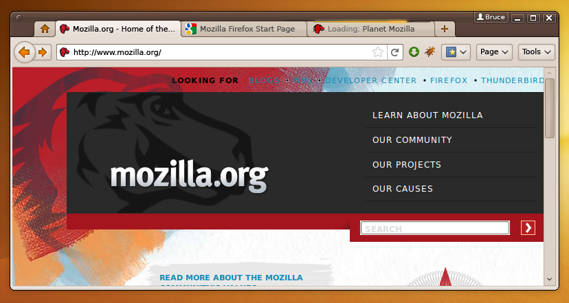 Firefox 4.0 Linux Theme Mockups