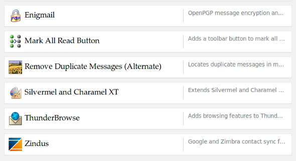 Thunderbird 3 Extensions