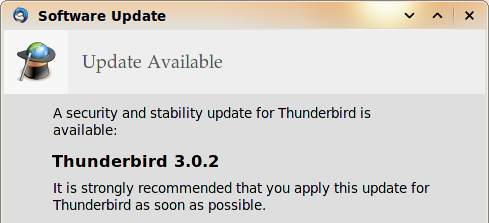 Thunderbird 3.0.2