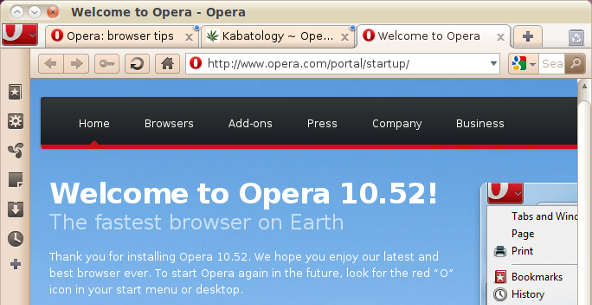 Opera 10.52