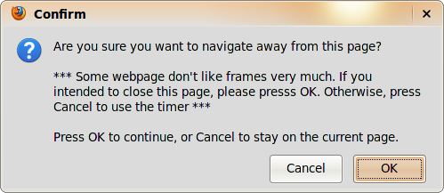 x.minutes.at confirm message