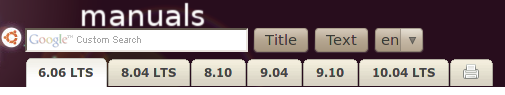 Ubuntu Manpage Repository