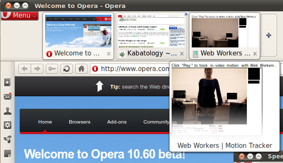 Opera 10.60 Beta